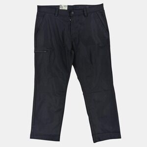 Copper & Oak Pants Mens 38x29 Black Regular Fit Microfiber Chino Workwear